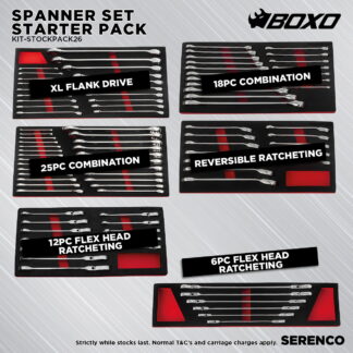 KIT-STOCKPACK26 - Boxo Spanner Set Starter Pack