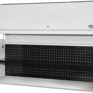 72" White Top Box + Power Strip + Stainless Tops (Hutch)