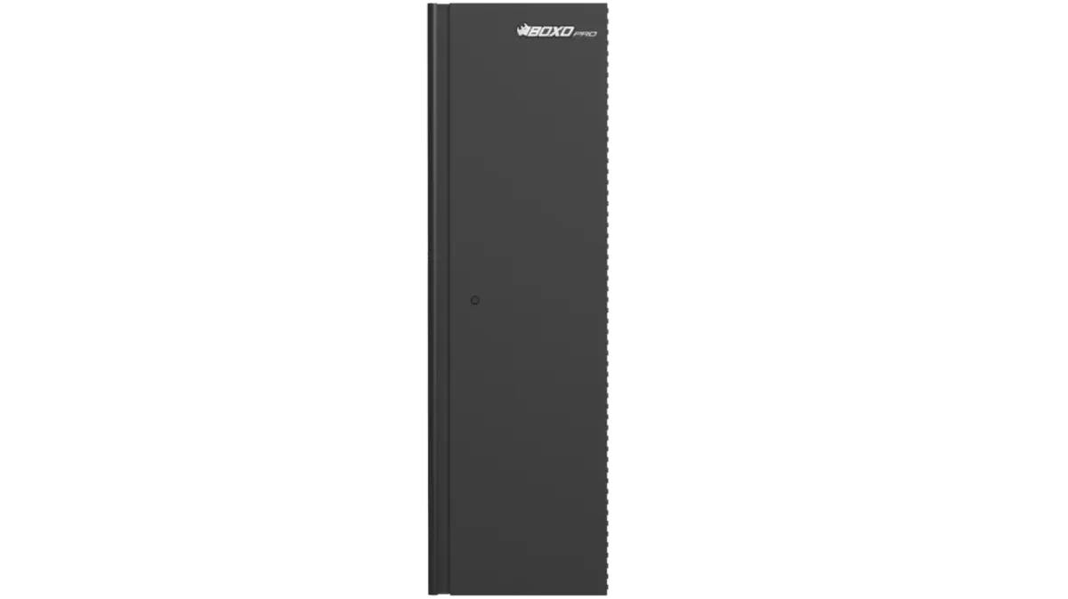 19 Inch Full Height Side Locker Gloss Black Body