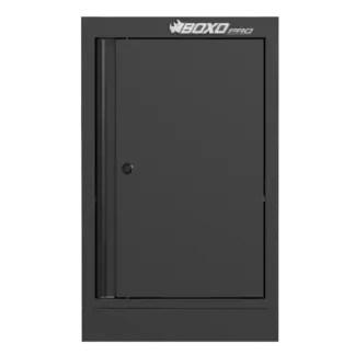 20 Inch Half Height Side Locker Gloss Black Body