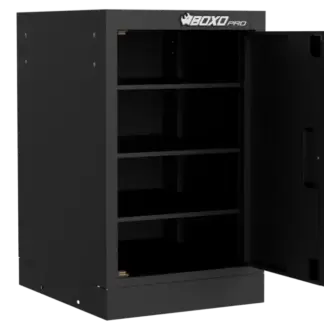20 Inch Half Height Side Locker Matt Black Body