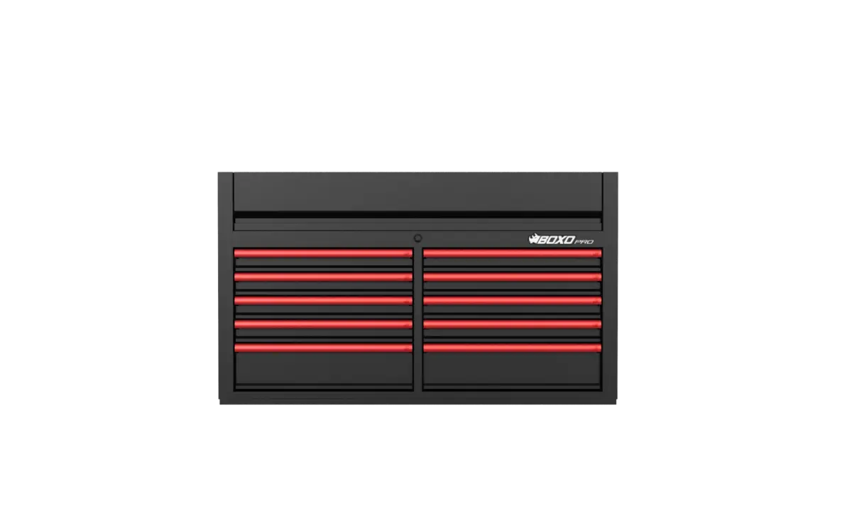 53 Inch 10 Drawer Top Box MATT Black With Trim Colour Options - Image 6