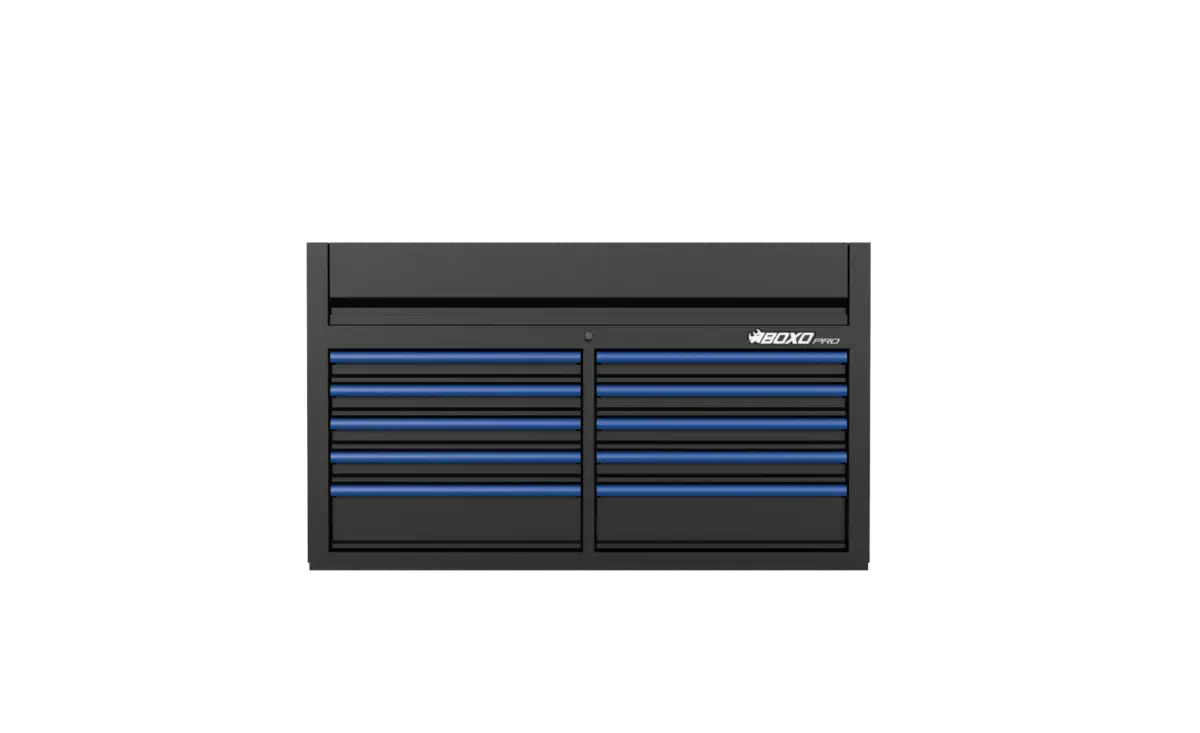 53 Inch 10 Drawer Top Box MATT Black With Trim Colour Options