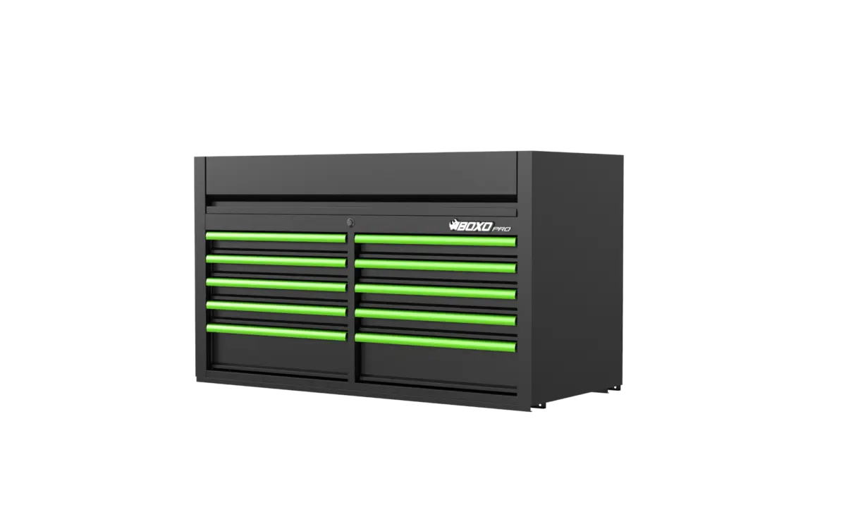 53 Inch 10 Drawer Top Box MATT Black With Trim Colour Options - Image 2