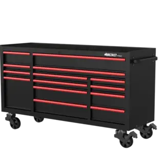 14 Pc Drawer Trim Kit_Anodized Red for 72" Roller Cabinet