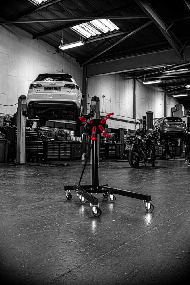 500KG engine stand with gear box - Image 3