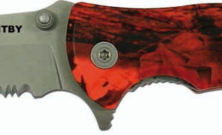 Orange Camo Lock Knife