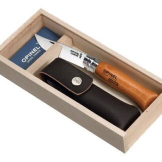 Opinel Special Edition Carbon Lock Knife In Gift Box