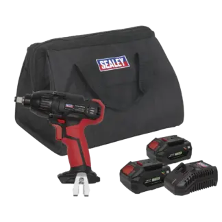 SV20 Series 1/2"Sq Drive Cordless Impact Wrench Kit 20V 4Ah - 2 Batteries & Euro Plug [CP20VIWKITEU]