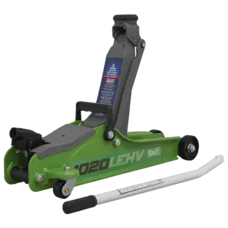 Low Profile Short Chassis Trolley Jack 2 Tonne - Green [1020LEHV]