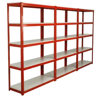 Racking Unit with 5 Shelves 500kg Capacity Per Level - Set of 3 [AP6500COMBO1]