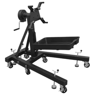 Viking Folding 360º Rotating Engine Stand with Geared Handle & Drain Pan [ES680DS]