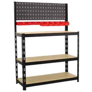 Steel Workbench with Pegboard 1m [AP12601]