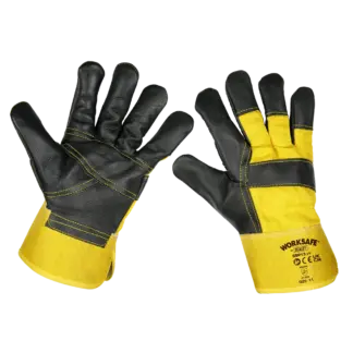 Worksafe® Rigger's Gloves with Hide Palm - Pack of 6 Pairs [SSP13/6]