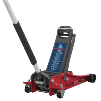 Low Profile Trolley Jack with Rocket Lift 3 Tonne - Red [3000LE]