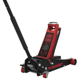 Premier Low Profile Trolley Jack with Rocket Lift 3 Tonne - Red [3040AR]