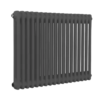 Baridi Horizontal Traditional 2 Column Radiator 600 x 832mm – Anthracite [DH358]