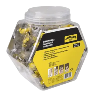 Worksafe® Disposable Ear Plugs - 100 Pairs [403/100]