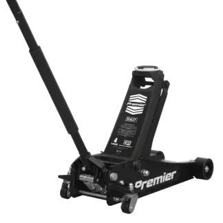 Premier Low Profile Trolley Jack with Rocket Lift 4 Tonne - Black [4040AB]