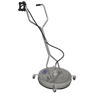 24" Surface Cleaner with Dual Handle & Rotating Spray Bar - Stainless Steel [PWAK24]