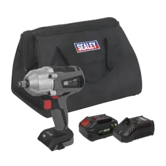 Premier SV20 Series 1/2"Sq Drive Brushless Cordless Impact Wrench Kit 20V 4Ah [CP20VPIWKIT1]