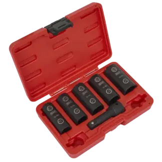 Impact Wheel Nut/Removal Flip Socket Set 1/2"Sq Drive 6pc [SX271]