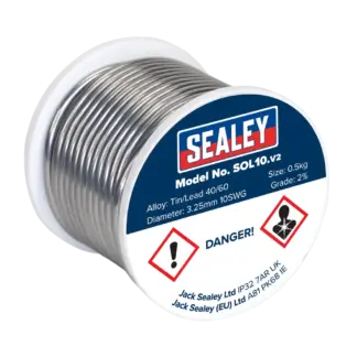 Quick Flow Solder Wire 3.25mm/10SWG 0.5kg Reel [SOL10]
