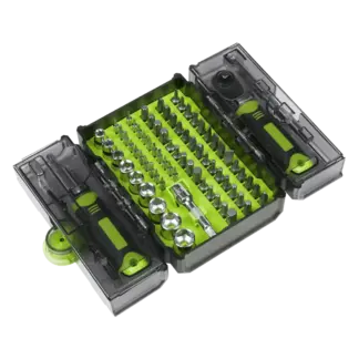 Siegen Socket & Bit Set 1/4"Sq Drive 78pc [S01336]