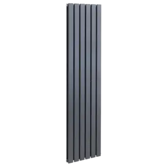 Baridi Vertical Radiator Contemporary Double Flat Panel Design 420 x 1800mm – Anthracite [DH353]