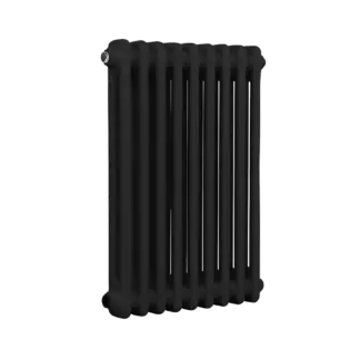 Baridi Horizontal Traditional 2 Column Radiator 600 x 427mm – Black [DH361]
