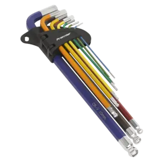 Premier Extra-Long Ball-End Hex Key Set 9pc [AK7191B]