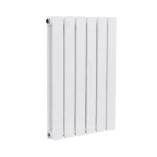 Baridi Horizontal Radiator Contemporary Double Flat Panel Design 600 x 420mm – White [DH348]