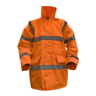 Worksafe® Hi-Vis Orange Jacket with Quilted Lining - Large [806LO]