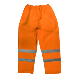 Worksafe® Hi-Vis Orange Waterproof Trousers - Medium [807MO]