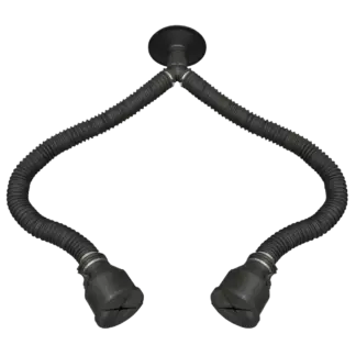 Twin Pipe 1.65m Exhaust Extractor Hose for EFS/93 [EFS/93TP]