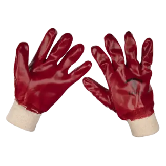 Worksafe® PVC Knit Wrist Gloves, Large - Pack of 12 Pairs [9106L/12]