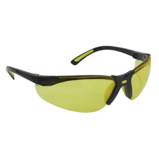 Worksafe® Zante Style Amber Lens Safety Glasses with Flexi Arms [9215]