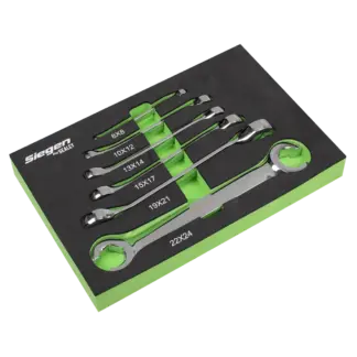 Flare Nut Spanner Set in EVA Foam Tray 6pc [S0767]