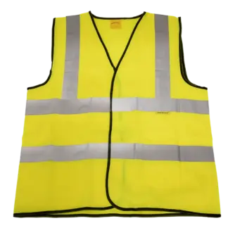 Worksafe® Hi-Vis Yellow Waistcoat - Medium [9804M]