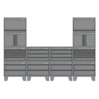 Superline PRO® Connect Modular Storage System with Rubber Wood Worktop 2.7m [APMSCCOMBO1]