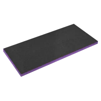 Easy Peel Shadow Foam® 1200 x 550 x 50mm - Purple/Black [SF50P]