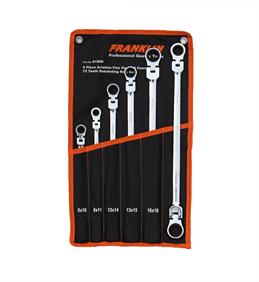 Franklin 6pc XL Flex Head 12 pt Ring 72 teeth set