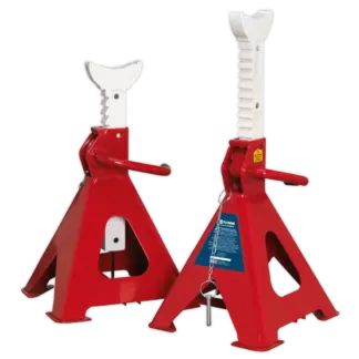 Auto Rise Ratchet Axle Stands (Pair) 5 Tonne Capacity per Stand [AAS5000]