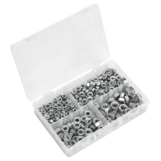 Steel Nut Assortment DIN 934 - 1/4"-1/2"UNF 320pc [AB029SN]