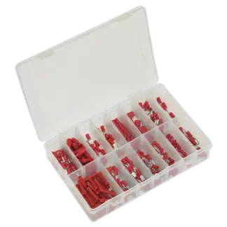 Crimp Terminal Assortment 260pc - Red [AB039RT]