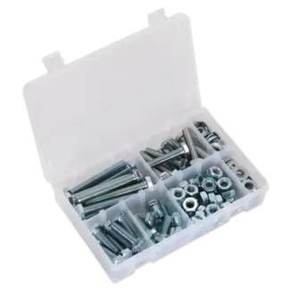 High Tensile Setscrew, Nut & Washer Assortment M10 150pc [AB052SNW]