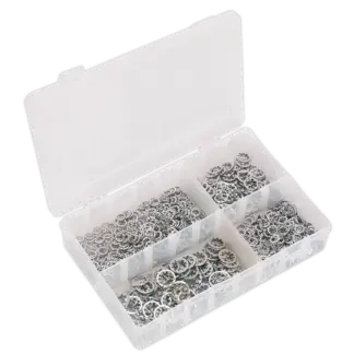 Internal Serrated Lock Washer Assortment M5-M10 1000pc [AB057LW]