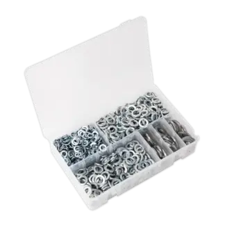 Zinc Plated Spring Washer Assortment M6-M16 1010pc - DIN 127B [AB058SW]