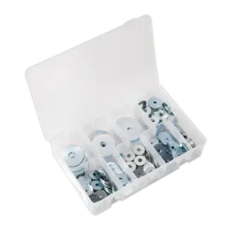 Zinc Plated Repair Washer Assortment M5-M10 240pc [AB059RW]