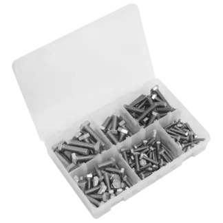 Stainless Steel Setscrew Assortment M5-M10 150pc [AB078SS]